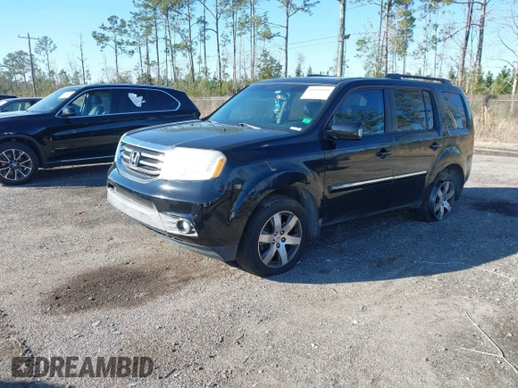 2013 Honda Pilot Touring with VIN 5FNYF4H9XDB047796, listed as a IAAI auction lot 41591189 with 188,579 mi miles and . Bid and sale history available at carsss.com. Image 2.