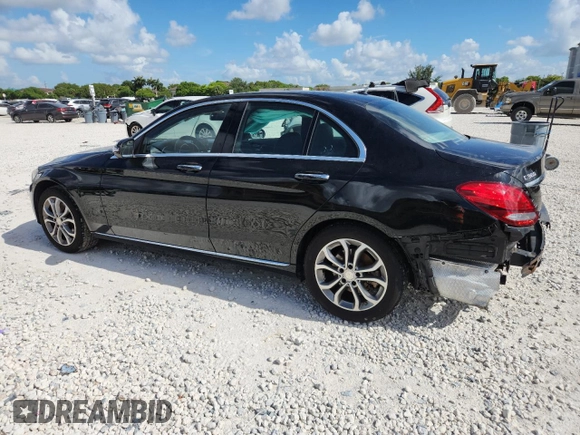 2016 Mercedes-Benz C 300 Luxury with VIN 55SWF4KB3GU133991, listed as a Copart auction lot 60081445 with 86,734 mi miles and Salvage title. Bid and sale history available at DreamBid. Image 2.