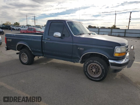 1992 Ford F-150 with VIN 1FTEF14N7NNB19495, listed as a Copart auction lot 78733494 with 250,495 mi miles and Salvage Title. Bid and sale history available at carsss.com. Image 4.