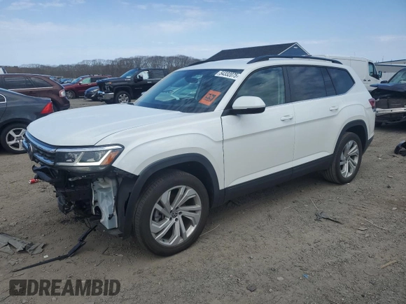 2022 Volkswagen Atlas SE with VIN 1V2HR2CAXNC501023, listed as a Copart auction lot 54332075 with 40,966 mi miles and Salvage title. Bid and sale history available at DreamBid. Image 1.
