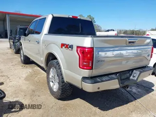 2017 Ford F-150 XL with VIN 1FTEW1EG1HFC59072, listed as a IAAI auction lot 41617481 with 167,594 mi miles. Bid and sale history available at carsss.com. Image 3.