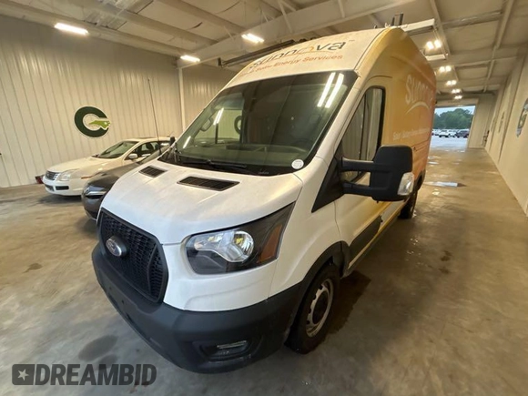 2023 Ford Transit Cargo with VIN 1FTBR1X81PKA75434, listed as a IAAI auction lot 42742887 with 5,111 mi miles and . Bid and sale history available at DreamBid. Image 12.