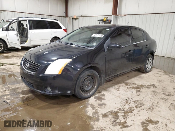 2008 Nissan Sentra S with VIN 3N1AB61E08L669849, listed as a Copart auction lot 43179785 with Not Provided miles and Salvage Title. Bid and sale history available at DreamBid. Image 1.