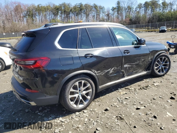 2019 BMW X5 xDrive40i with VIN 5UXCR6C50KLL51312, listed as a Copart auction lot 49631235 with Not provided miles and Salvage title. Bid and sale history available at DreamBid. Image 3.