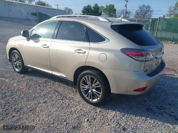 2013 Lexus RX 450h with VIN JTJBC1BA8D2054780, listed as a IAAI auction lot 41928161 with 160,154 mi miles. Bid and sale history available at carsss.com. Image 3.