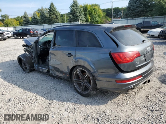 2015 Audi Q7 3.0L TDI Prestige with VIN WA1WMAFE0FD033213, listed as a Copart auction lot 71617244 with 0 mi miles and Salvage Title. Bid and sale history available at carsss.com. Image 2.
