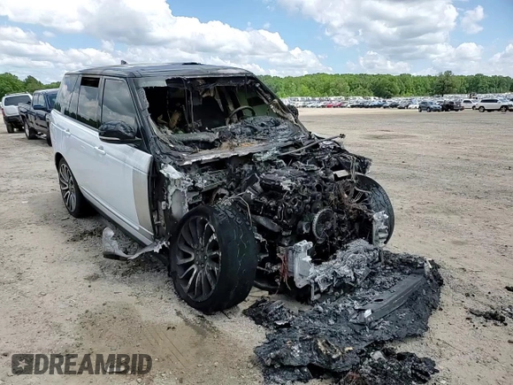 2019 Land Rover Range Rover HSE with VIN SALGS2SV3KA524374, listed as a Copart auction lot 56565285 with Not provided miles and Salvage title. Bid and sale history available at DreamBid. Image 13.
