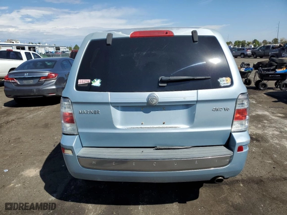 2008 Mercury Mariner with VIN 4M2CU911X8KJ17009, listed as a Copart auction lot 70262634 with 244,658 mi miles and Salvage Title. Bid and sale history available at carsss.com. Image 6.
