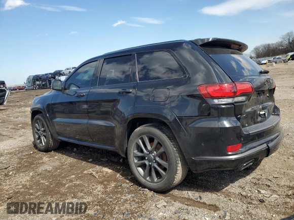 2018 Jeep Grand Cherokee High Altitude with VIN 1C4RJFCG6JC229685, listed as a Copart auction lot 50161555 with 151,176 mi miles and Salvage title. Bid and sale history available at DreamBid. Image 2.