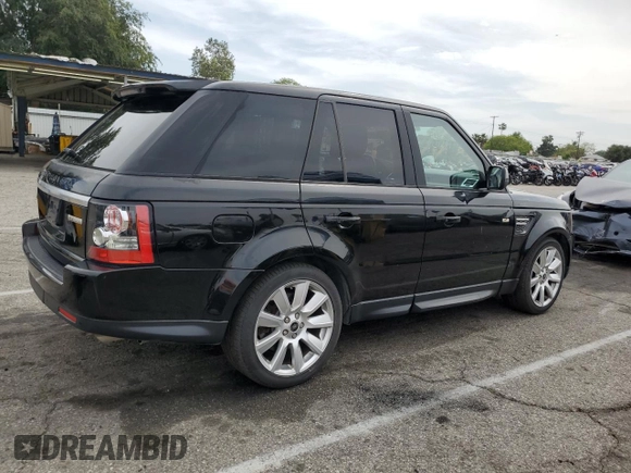 2013 Land Rover Range Rover Sport HSE Lux with VIN SALSK2D41DA780160, listed as a Copart auction lot 58933055 with 80,958 mi miles and Clean title. Bid and sale history available at DreamBid. Image 3.