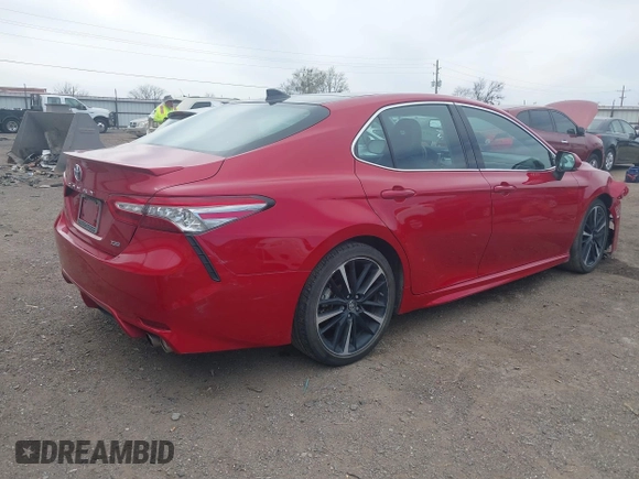 2019 Toyota Camry XSE with VIN 4T1B61HK7KU259014, listed as a IAAI auction lot 41771388 with 76,589 mi miles. Bid and sale history available at carsss.com. Image 4.