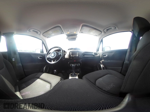 2017 Jeep Renegade Latitude with VIN ZACCJBBB2HPE49710, listed as a IAAI auction lot 42473831 with 57,114 mi miles and . Bid and sale history available at DreamBid. Image 19.