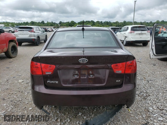 2011 Kia Forte EX with VIN KNAFU4A26B5361922, listed as a Copart auction lot 54936544 with 155,406 mi miles and Salvage Title. Bid and sale history available at carsss.com. Image 6.
