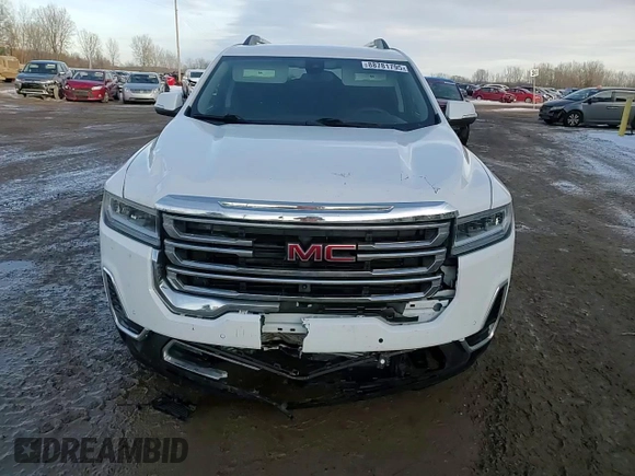 2021 GMC Acadia SLE with VIN 1GKKNRL43MZ160876, listed as a Copart auction lot 88781795 with 32,915 mi miles and Salvage Title. Bid and sale history available at carsss.com. Image 14.