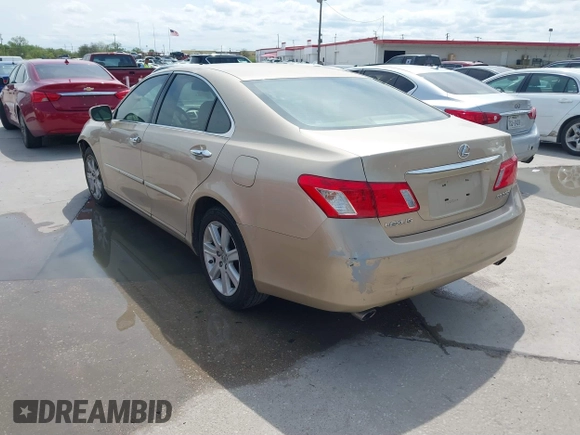 2008 Lexus ES 350 with VIN JTHBJ46G382231376, listed as a IAAI auction lot 41886315 with 219,534 mi miles. Bid and sale history available at carsss.com. Image 3.