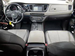 2018 Kia Sedona SX-L with VIN KNDME5C12J6380736, listed as a Copart auction lot 45411495 with 115,326 mi miles and Salvage Title. Bid and sale history available at carsss.com. Image 8.