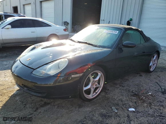 2000 Porsche 911 Carrera with VIN WP0CA2997YS654288, listed as a Copart auction lot 75866254 with 90,022 mi miles and Salvage Title. Bid and sale history available at carsss.com. Image 1.
