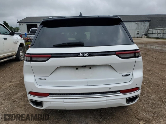 2022 Jeep Grand Cherokee Summit Reserve with VIN 1C4RJHEG6N8610843, listed as a Copart auction lot 63500415 with 77,436 mi miles and Clean title. Bid and sale history available at DreamBid. Image 6.