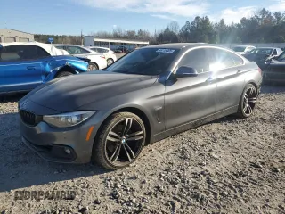 2018 BMW 4 Series 430i with VIN WBA4J1C54JBG80714, listed as a Copart auction lot 46119205 with 124,491 mi miles and Salvage Title. Bid and sale history available at carsss.com. Image 1.