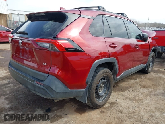 2020 Toyota RAV4 LE with VIN 2T3H1RFV6LW075311, listed as a IAAI auction lot 41814401 with 113,435 mi miles and . Bid and sale history available at DreamBid. Image 4.