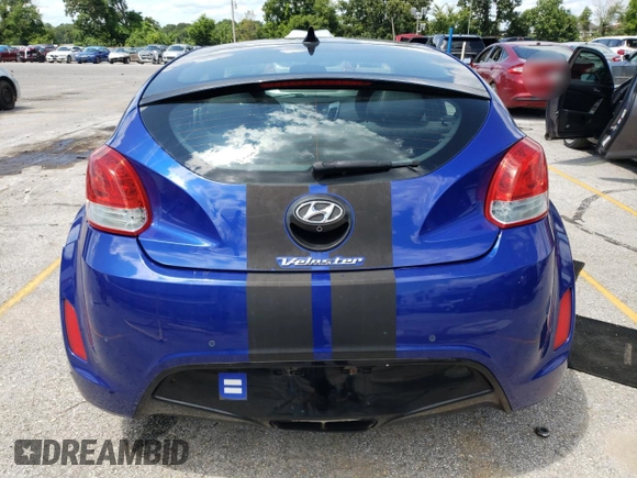 2012 Hyundai Veloster w/Red Int with VIN KMHTC6AD2CU048049, listed as a Copart auction lot 63796274 with 122,914 mi miles and Salvage title. Bid and sale history available at DreamBid. Image 6.