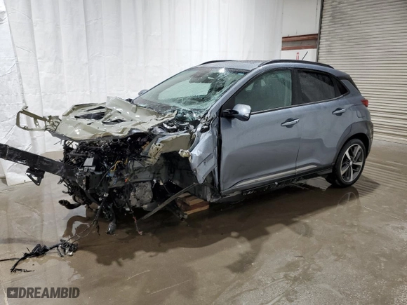 2018 Hyundai Kona Ultimate with VIN KM8K53A53JU133850, listed as a Copart auction lot 79671854 with 0 mi miles and Clean Title. Bid and sale history available at carsss.com. Image 1.