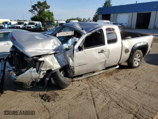 2007 GMC Sierra 1500 SLE1 with VIN 2GTEC19J771591537, listed as a Copart auction lot 69933554 with 0 mi miles and Salvage Title. Bid and sale history available at carsss.com. Image 1.