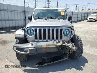 2021 Jeep Wrangler Unlimited Sahara with VIN 1C4HJXEN3MW592171, listed as a Copart auction lot 62216705 with 85,257 mi miles and Salvage title. Bid and sale history available at DreamBid. Image 5.