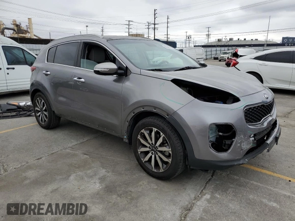 2017 Kia Sportage EX with VIN KNDPN3AC1H7160580, listed as a Copart auction lot 55949545 with 98,870 mi miles and Salvage title. Bid and sale history available at DreamBid. Image 4.