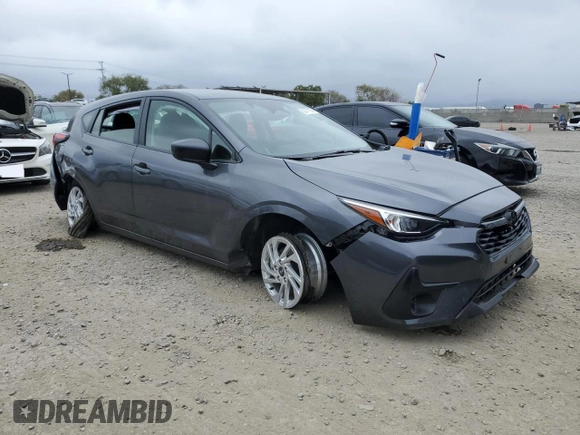2024 Subaru Impreza with VIN JF1GUABC0R8363841, listed as a Copart auction lot 50471585 with 15,857 mi miles and Salvage Title. Bid and sale history available at carsss.com. Image 4.