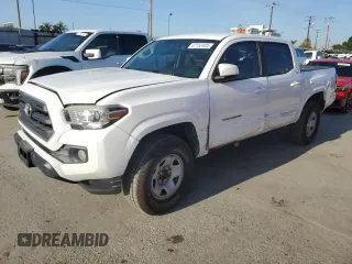 2017 Toyota Tacoma SR with VIN 5TFAX5GN4HX092764, listed as a Copart auction lot 52150405 with 114,607 mi miles and Salvage Title. Bid and sale history available at carsss.com. Image 1.