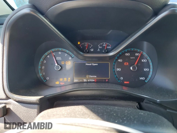 2020 Chevrolet Colorado 4WD ZR2 with VIN 1GCGTEEN6L1133626, listed as a Copart auction lot 50970555 with 67,034 mi miles and Salvage title. Bid and sale history available at DreamBid. Image 9.