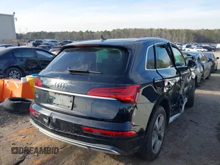 2023 Audi Q5 Premium with VIN WA1ABAFYXP2054089, listed as a IAAI auction lot 41618177 with 24,771 mi miles and . Bid and sale history available at DreamBid. Image 4.