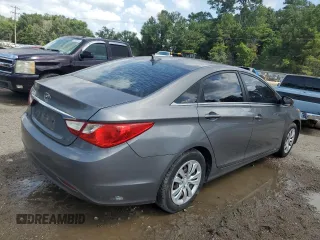 2011 Hyundai Sonata GLS z VIN 5NPEB4AC8BH070884, wystawiony jako Copart lot #61948355 z przebiegiem Nie podano mil oraz Szkoda całkowita • Salvage title. Historia ofert i sprzedaży dostępna na DreamBid. Obrazek 3.