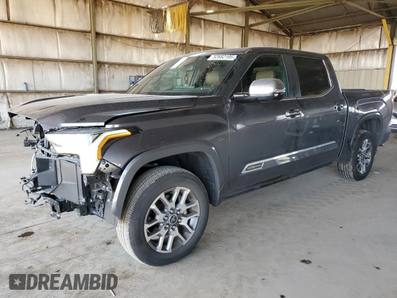 2024 Toyota Tundra 1794 Edition with VIN 5TFMA5DB7RX134340, listed as a Copart auction lot 52682195 with 29,271 mi miles and Salvage title. Bid and sale history available at DreamBid. Image 1.