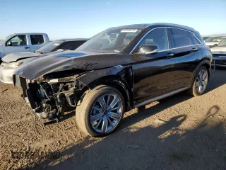 2021 Infiniti QX50 SENSORY with VIN 3PCAJ5CB4MF105014, listed as a Copart auction lot 46399873 with 17,384 mi miles. Bid and sale history available at carsss.com. Image 1.
