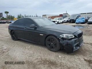 2016 BMW 5 Series 550i with VIN WBAKN9C50GD962143, listed as a Copart auction lot 59698315 with 108,016 mi miles and Clean title. Bid and sale history available at DreamBid. Image 4.