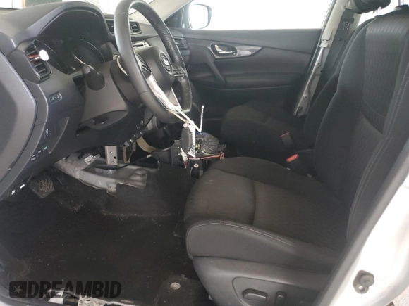 2017 Nissan Rogue S with VIN KNMAT2MV3HP531788, listed as a Copart auction lot 58473905 with 95,700 mi miles and Salvage title. Bid and sale history available at DreamBid. Image 7.