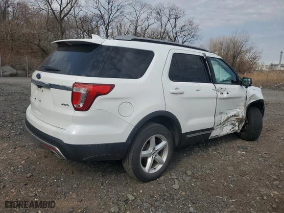 2017 Ford Explorer XLT with VIN 1FM5K8D81HGA67994, listed as a Copart auction lot 48896335 with 78,601 mi miles and Salvage Title. Bid and sale history available at carsss.com. Image 3.