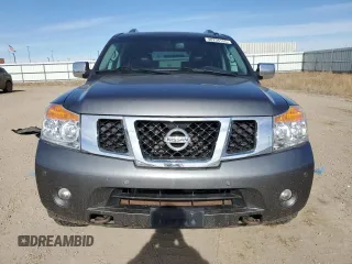 2015 Nissan Armada Platinum z VIN 5N1BA0NE4FN609366, wystawiony jako Copart lot #48256155 z przebiegiem 125 468 mil mil oraz Szkoda całkowita • Salvage title. Historia ofert i sprzedaży dostępna na DreamBid. Obrazek 5.