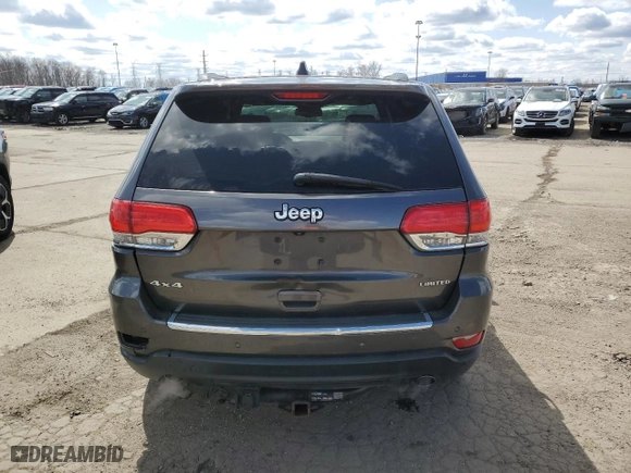 2014 Jeep Grand Cherokee Limited with VIN 1C4RJFBG7EC467326, listed as a Copart auction lot 52544705 with 185,742 mi miles and Clean Title. Bid and sale history available at carsss.com. Image 6.