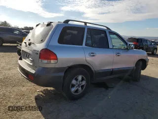 2005 Hyundai Santa Fe GLS with VIN KM8SC73E85U968620, listed as a Copart auction lot 83382614 with 161,126 mi miles and Salvage Title. Bid and sale history available at carsss.com. Image 3.