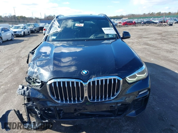 2021 BMW X5 xDrive40i with VIN 5UXCR6C01M9F47234, listed as a IAAI auction lot 41564014 with 42,874 mi miles. Bid and sale history available at carsss.com. Image 12.
