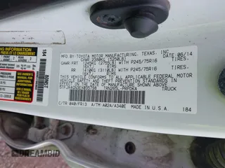 2014 Toyota Tacoma PreRunner с VIN 5TFJX4GN3EX035798, выставлен на аукционе IAAI как лот 42079126 с пробегом 164 700 миль миль и . История ставок и продаж доступна на DreamBid. Изображение 9.