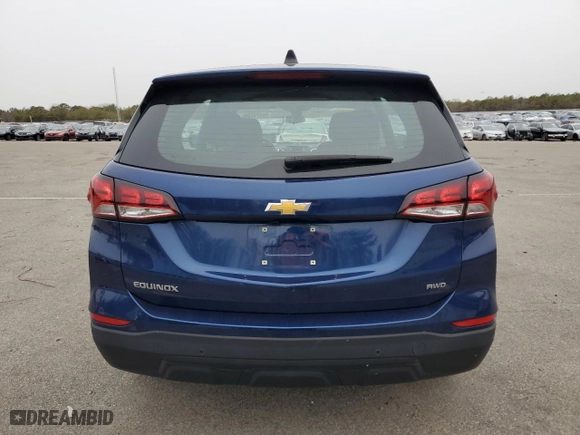2022 Chevrolet Equinox LS with VIN 2GNAXSEV4N6106117, listed as a Copart auction lot 86970264 with 41,584 mi miles and Salvage Title. Bid and sale history available at carsss.com. Image 6.
