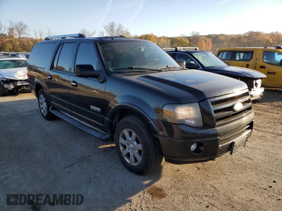 2007 Ford Expedition Max Limited z VIN 1FMFK20517LA31385, wystawiony jako Copart lot #77038284 z przebiegiem 325 568 mil mil oraz Czysty tytuł • Clean title. Historia ofert i sprzedaży dostępna na DreamBid. Obrazek 4.