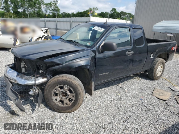 2005 Chevrolet Colorado LS Z71 with VIN 1GCDT196658186089, listed as a Copart auction lot 54735655 with 259,118 mi miles and Salvage title. Bid and sale history available at DreamBid. Image 1.