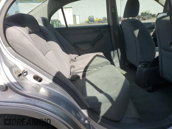 2001 Honda Civic z VIN 1HGEN26491L000464, wystawiony jako Copart lot #78042584 z przebiegiem 134 942 mil mil oraz Szkoda całkowita • Salvage title. Historia ofert i sprzedaży dostępna na DreamBid. Obrazek 10.
