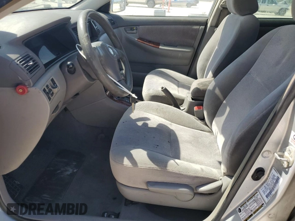 2005 Toyota Corolla CE with VIN 1NXBR32E85Z552916, listed as a Copart auction lot 52723295 with 279,769 mi miles and Clean Title. Bid and sale history available at DreamBid. Image 7.