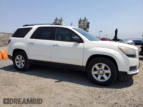2014 GMC Acadia SLE with VIN 1GKKRNEDXEJ287389, listed as a Copart auction lot 64333645 with 163,572 mi miles and Salvage title. Bid and sale history available at DreamBid. Image 4.